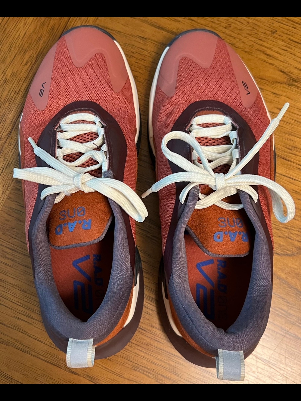 R.A.D ONE V2 Sneakers in Deep Red - Men's 8 Or Women's 9.5 - Picture 2 of 5